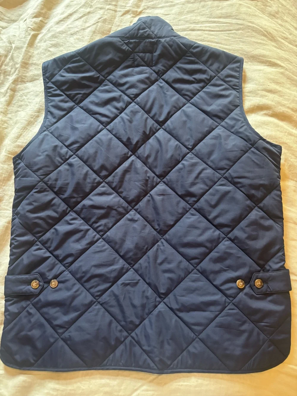 Men's Quilted Navy Vest